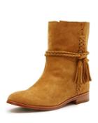 Tina Whipstitch Tassel Bootie
