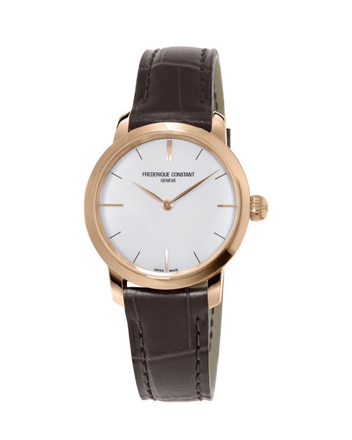 Classics Slimline Quartz Leather-strap Watch