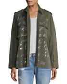 Mirrored Script Army Jacket