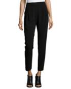 10 Crosby Derek Lam Pull-on Trouser Pants, Black, Women's,