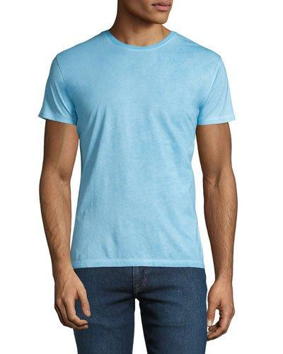 Short-sleeve Sun-faded Crewneck Tee