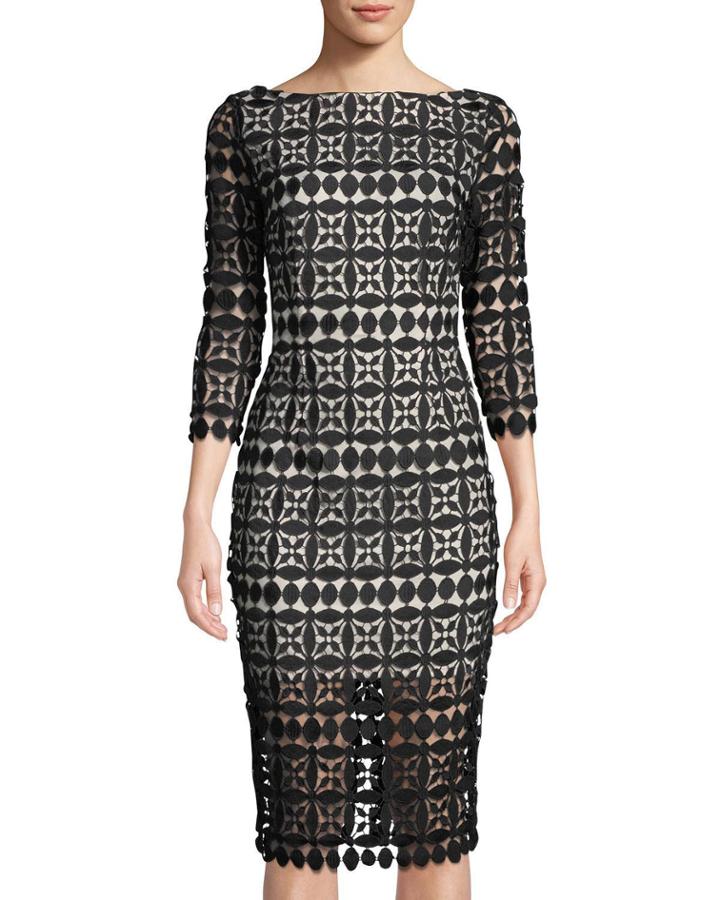 Boat-neck Lace