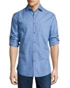 Trim-fit Non-iron Gingham Sport