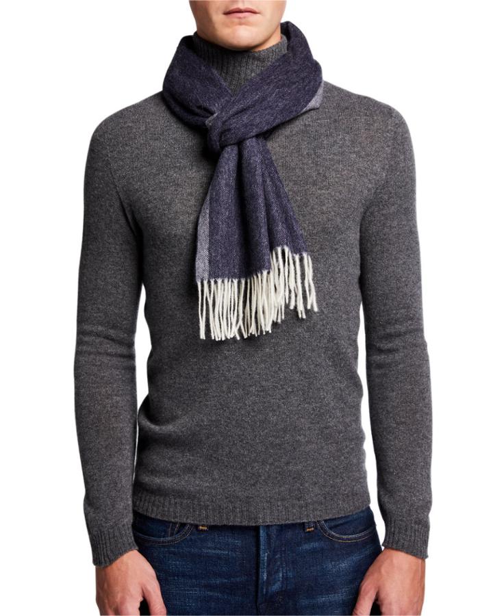 Men's Two-tone Wool
