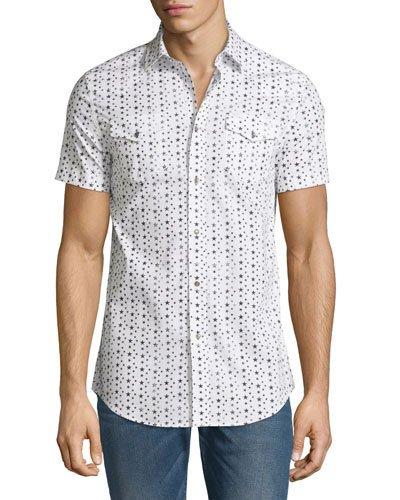Mini Star-print Short-sleeve