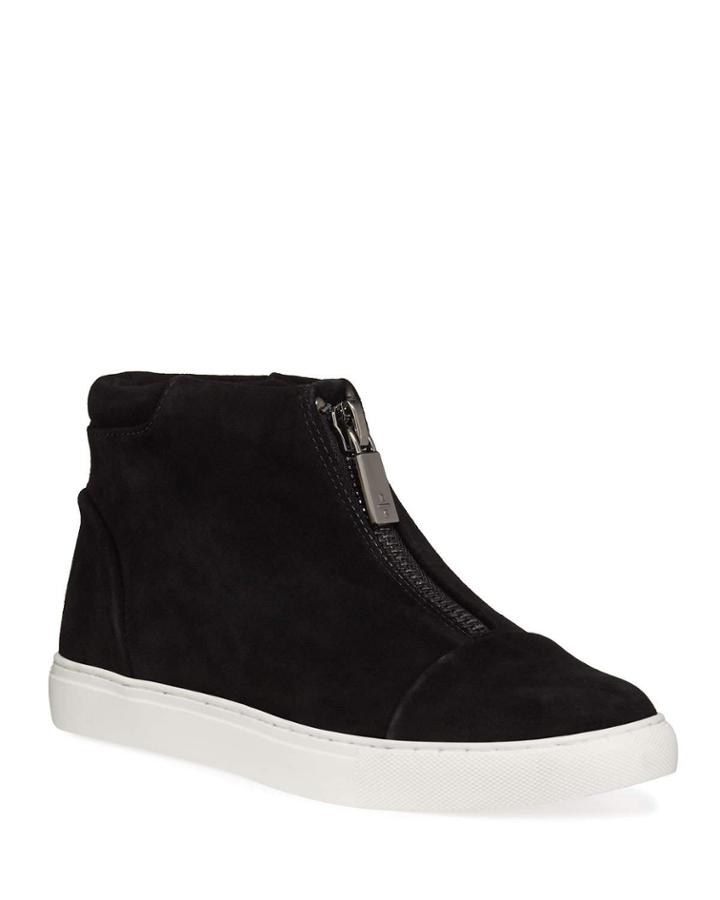 Kayla Suede High-top Zip