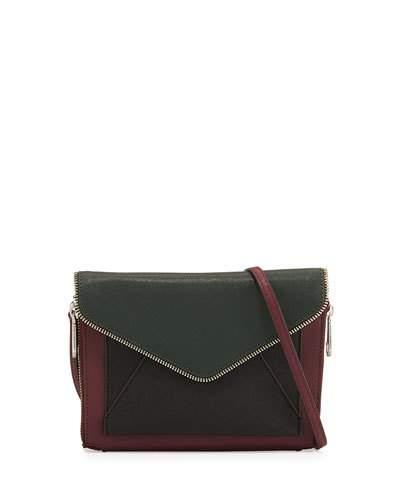 Marlowe Mini Envelope Crossbody Bag, Port/black