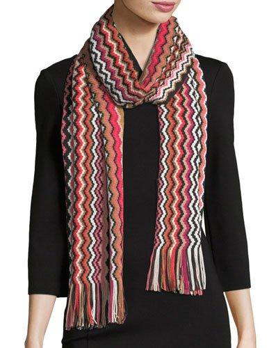 Chevron Fringe Wool