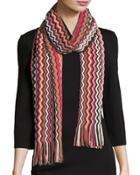 Chevron Fringe Wool