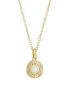 18k Lollipop Mini Mother-of-pearl & Diamond Pendant Necklace