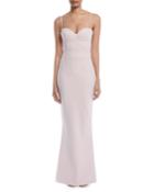 Dionella Sweetheart Cami-strap Column Gown