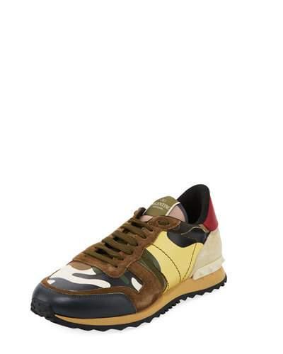 Camouflage Leather Platform