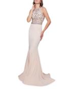 Beaded Trumpet Gown