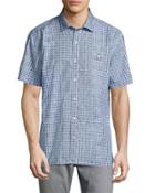 Short-sleeve Geometric-print Sport