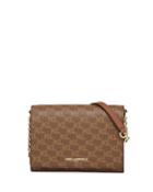 Connie Kl Logo Embossed Crossbody Bag