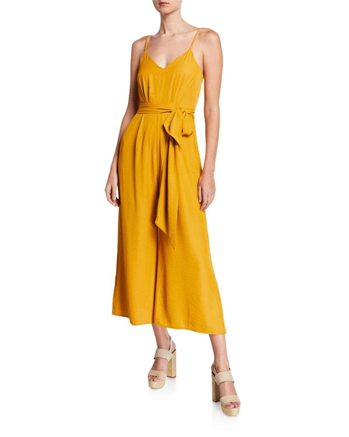 Estrada Wide-leg Cropped Jumpsuit