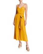 Estrada Wide-leg Cropped Jumpsuit