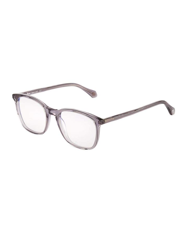 Men's Square Transparent Acetate Optical Glasses