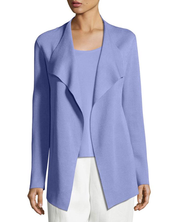 Open Interlock Jacket, Plume,