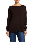 Fine-gauge Merino Wool Bateau-neck