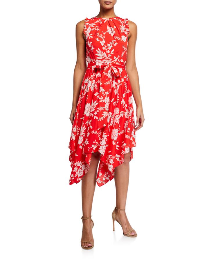 Floral Open-back Handkerchief