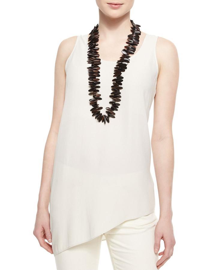 Silk Asymmetric Draped