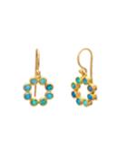 Juju 24k Opal Open-drop Earrings
