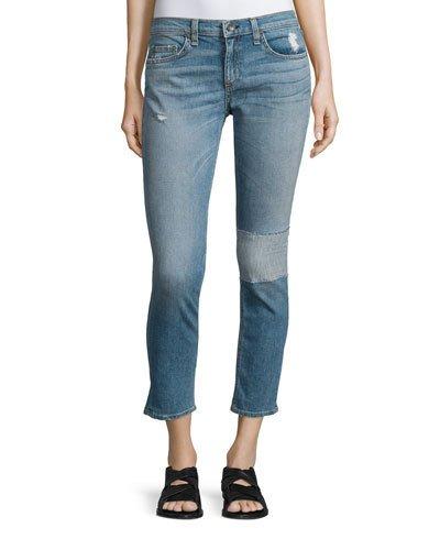 Tomboy Slim-leg Cropped Jeans,