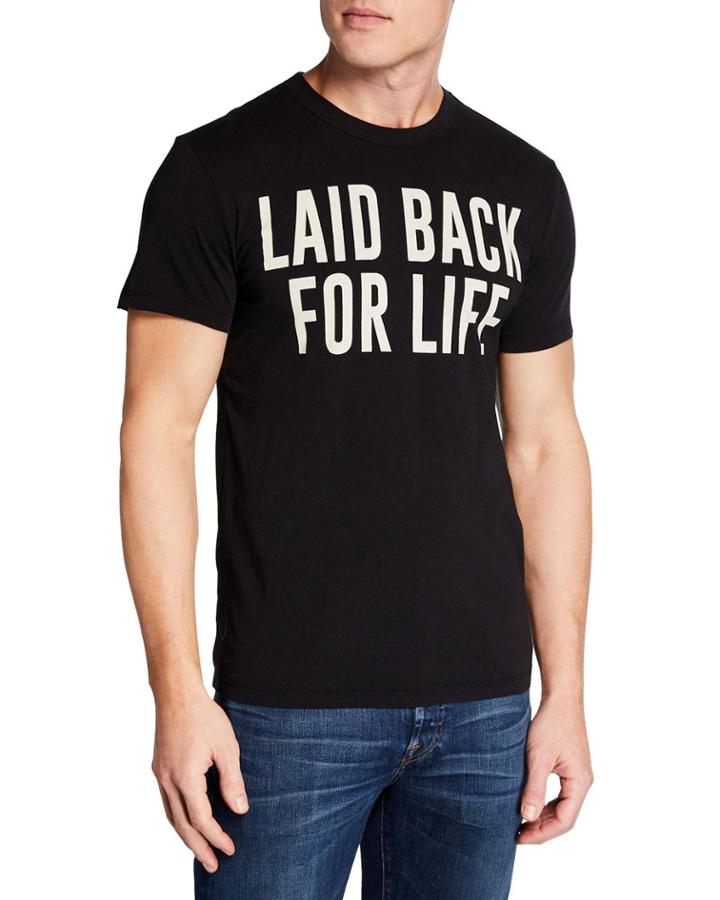 Men's Laid Back For Life Cotton T-shirt