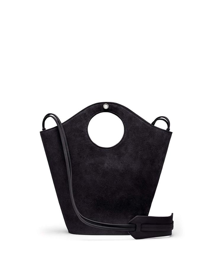 Market Small Suede Shopper Tote Bag