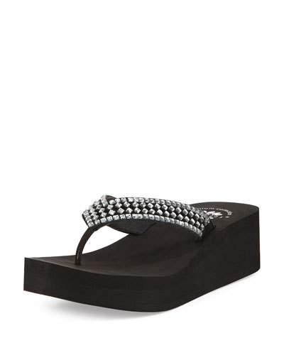 Floresta Leather Embellished