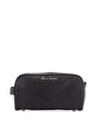Paisley Leather Travel Bag, Black