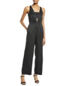 The Factory Lace-back Cutout Jumpsuit