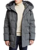 Men's Rockland Down Parka With Fur Trim