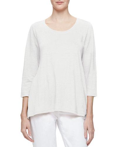 3/4-sleeve Scoop-neck Organic