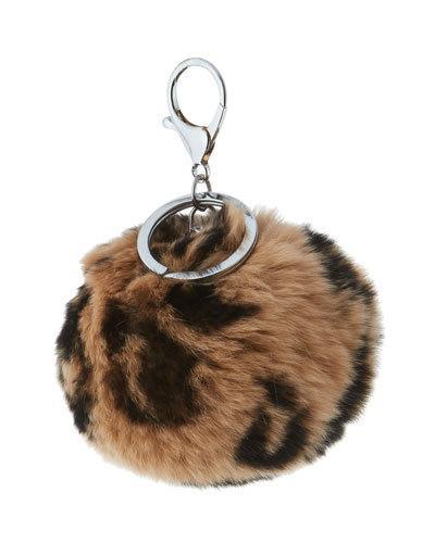 Rabbit Fur Pompom Bag Charm,