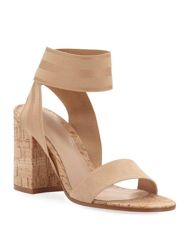 Elastic Ankle-strap Cork