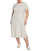 Plus Size Emiline Stripe Linen