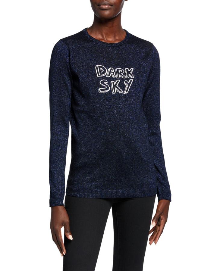 Dark Sky Metallic Crewneck