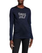 Dark Sky Metallic Crewneck