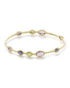 18k Rock Candy 9-stone Bangle In Venezia