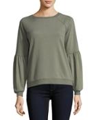 Terry Puff-sleeve Raglan