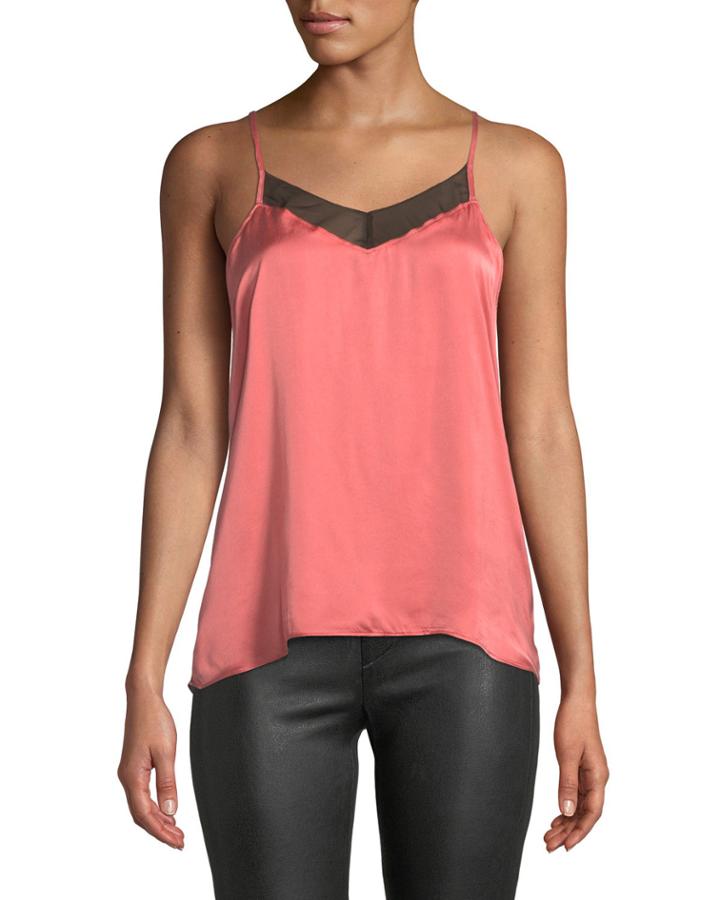 V-neck Cami With Contrast Trim