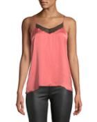 V-neck Cami With Contrast Trim