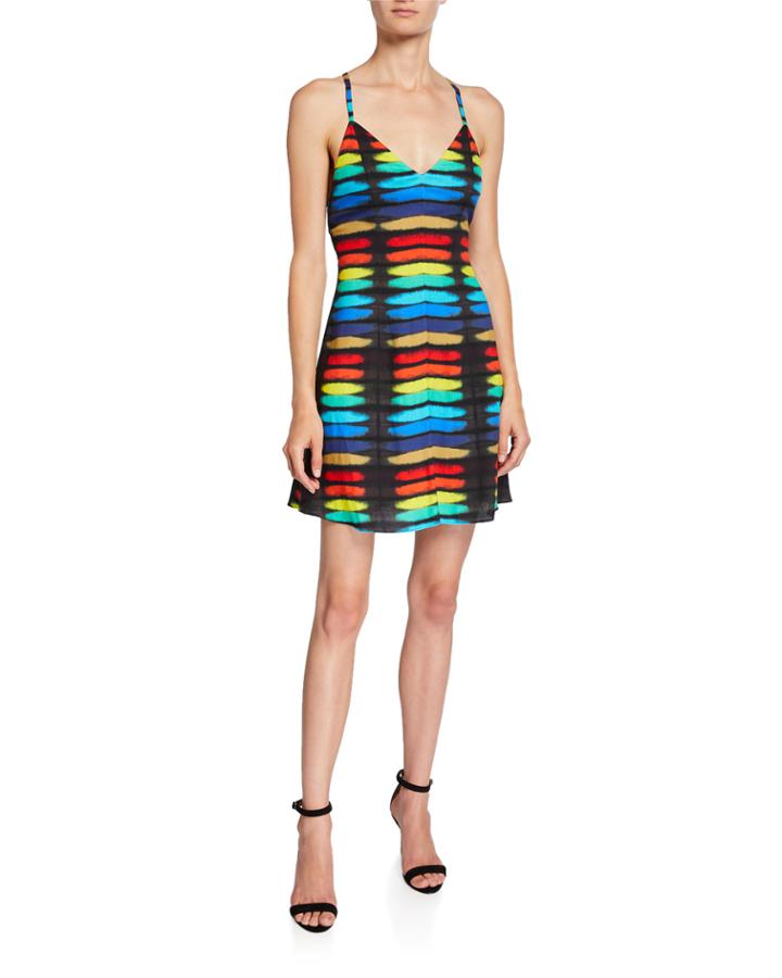 Alves Cross-back Flare Dress