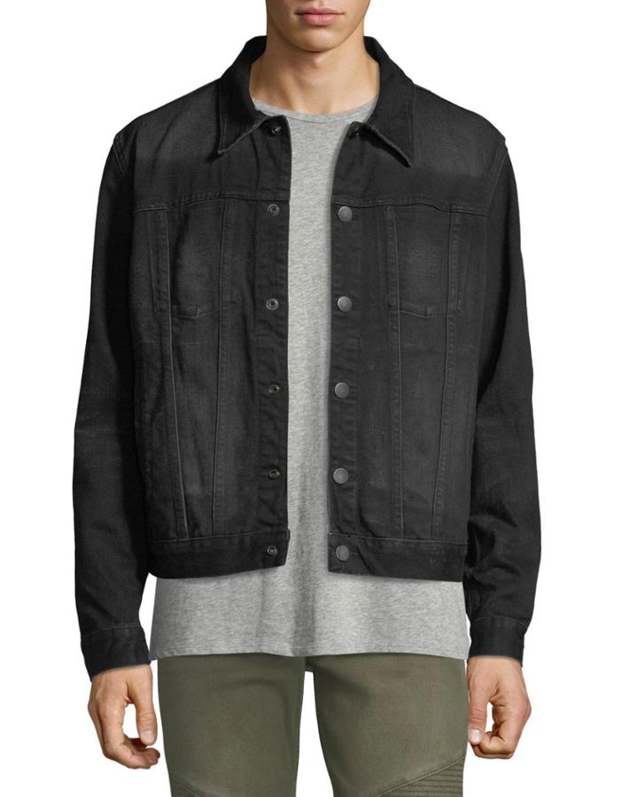Men's Donovan Distressed Jean Jacket
