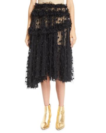 Twinkle Shimmery Pleated Ruffle Tulle