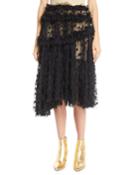 Twinkle Shimmery Pleated Ruffle Tulle