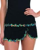 Matrix Ruffle-trim Skirted