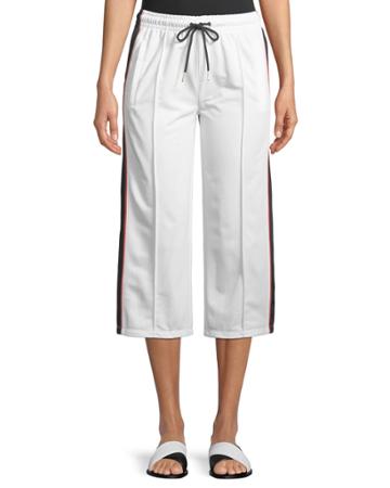 Invincible Cropped Wide-leg Pants